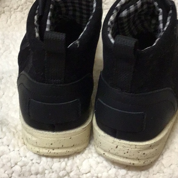 BLACK DRAWCORD ANKLE BOOT 39 - Picture 4 of 9